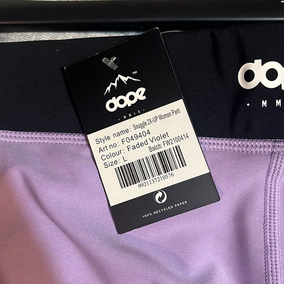 Dope Snow Purple Leggings - Never worn (Bin 1) - Picture 6 of 6